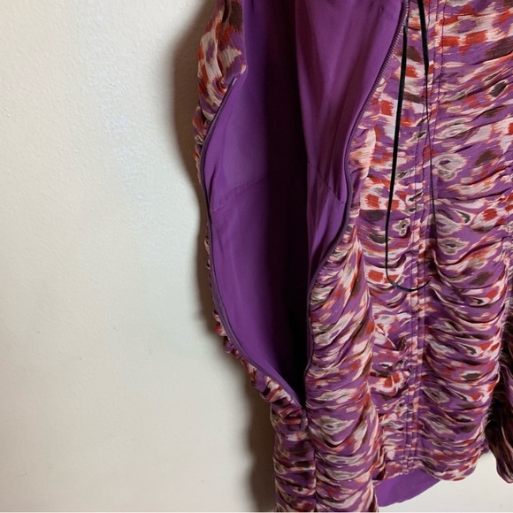 NWT Zara Blogger’s Favorite Printed Mini Dress with Draping - Picture 9 of 10